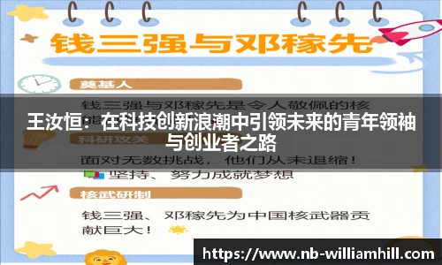 王汝恒：在科技创新浪潮中引领未来的青年领袖与创业者之路